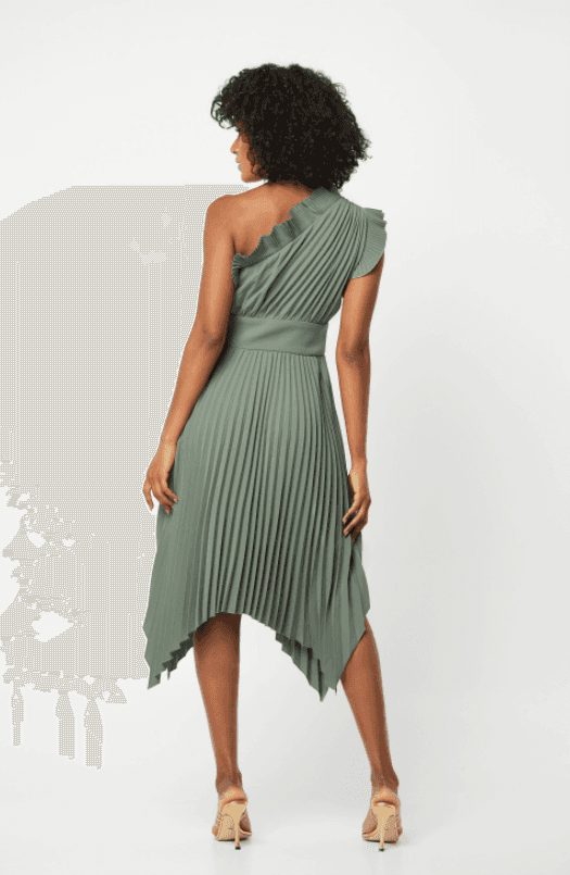 Mossman Lady Like Dress Green Size 12 photo 2