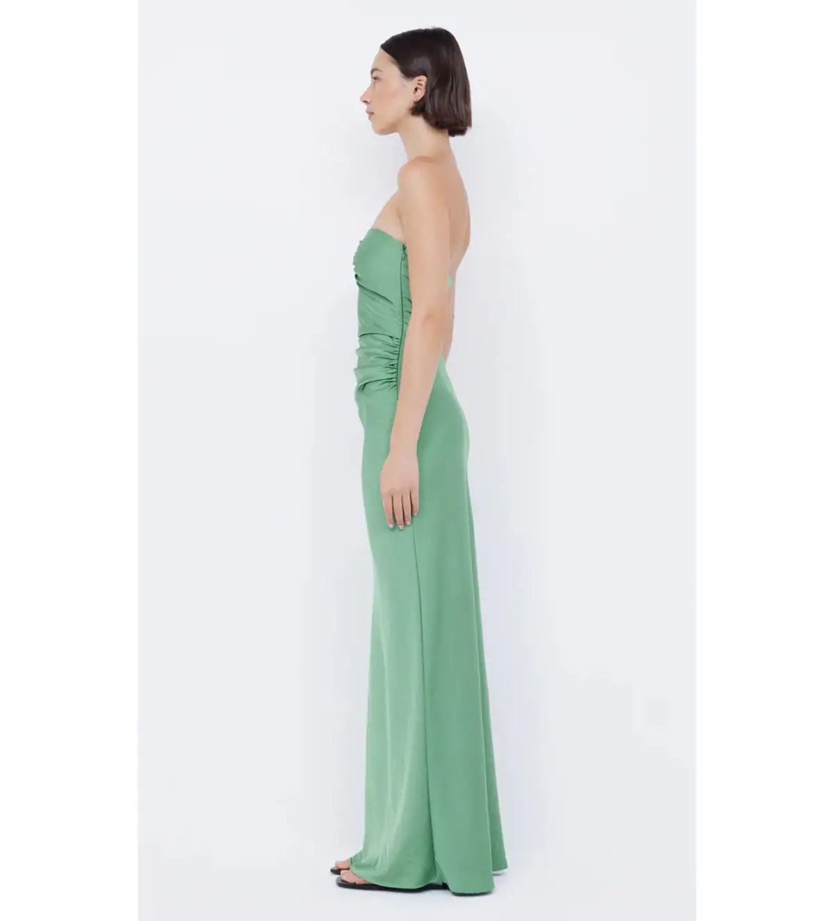 Bec & Bridge Emilia Strapless Maxi Dress Green Apple Size 10 photo 5