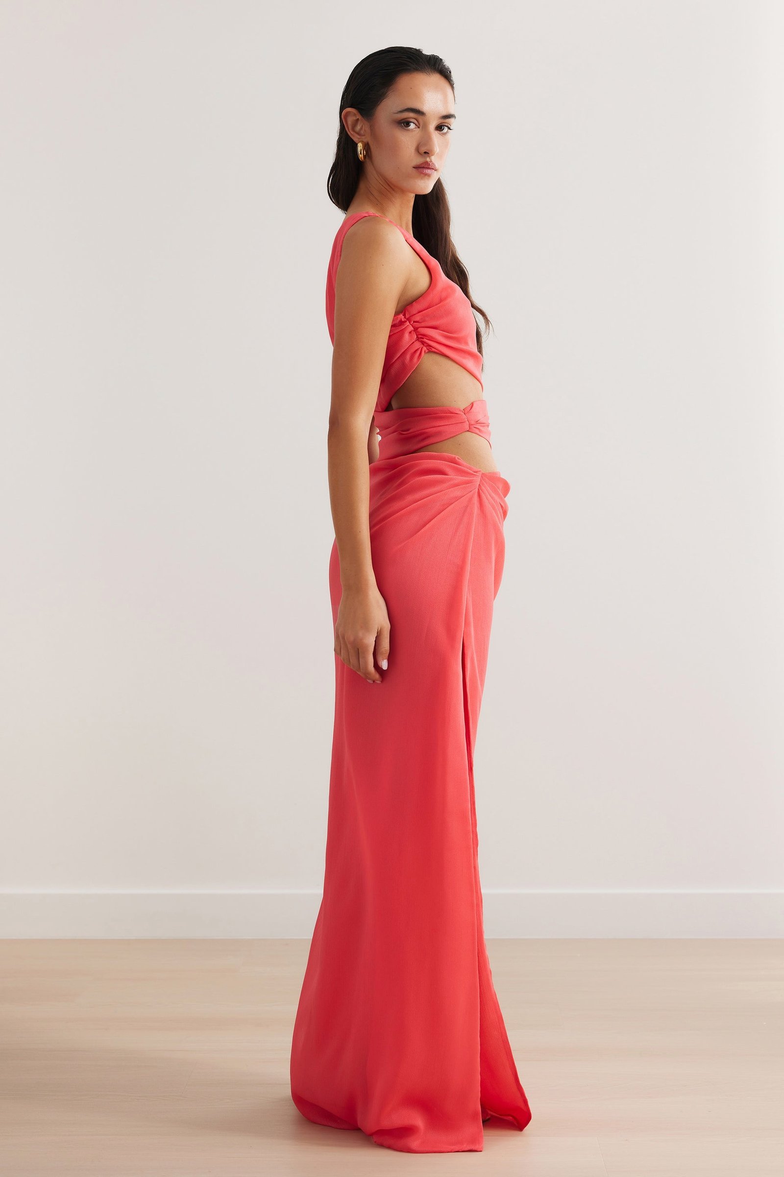LEXI AUREA DRESS - FLAMINGO photo 3