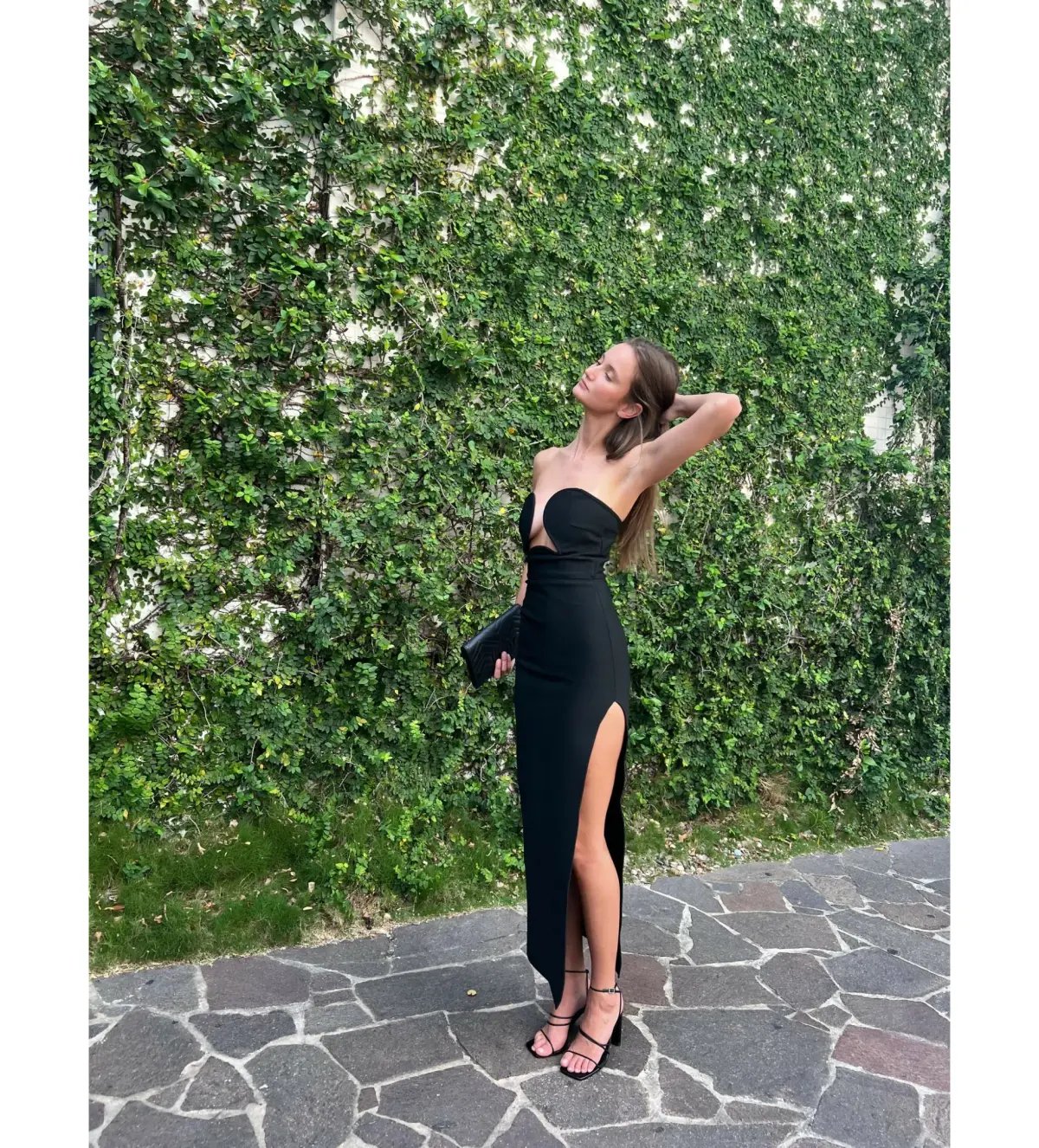 MAISON FEMALIEN LEA MAXI BLACK SIZE AU 8 photo 2