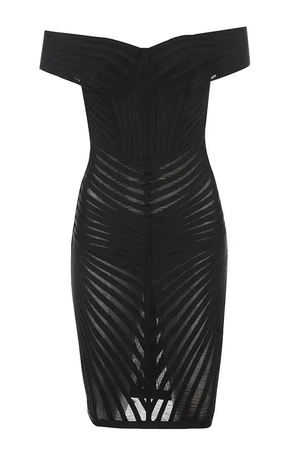 House of CB Camellia Dress Black Size 6 photo 2
