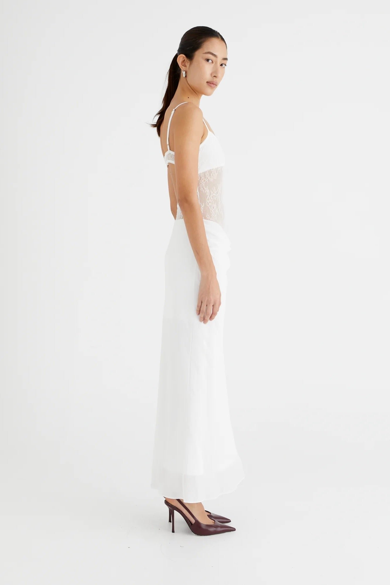 BENNI GABRIEL DRESS - WHITE photo 4