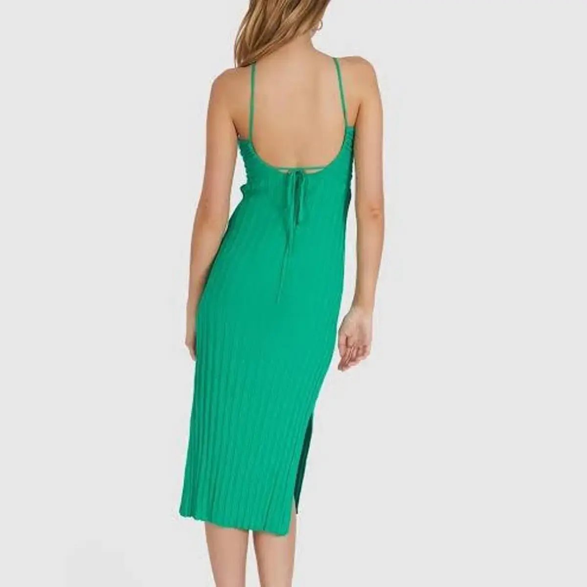 Chosen by Tuchuzy Sunny Midi Dress in Green Size XS / AU 6 photo 2