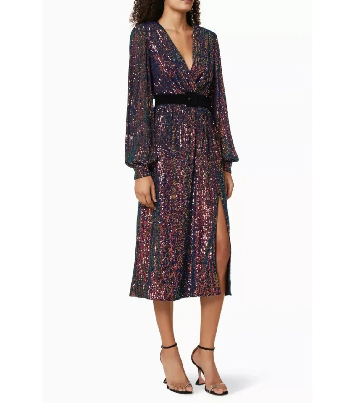 Rebecca Vallance Roxbury Midi Dress Sequin Size AU 14 photo 2