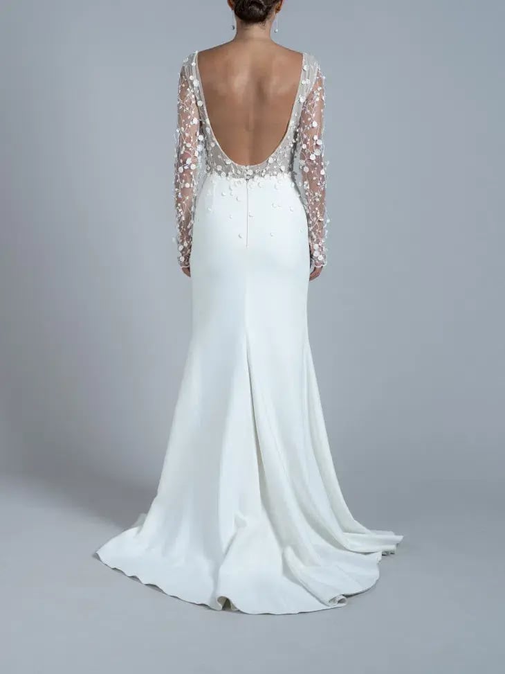 Rime Arodaky Blair Wedding Dress White Size 10 photo 3