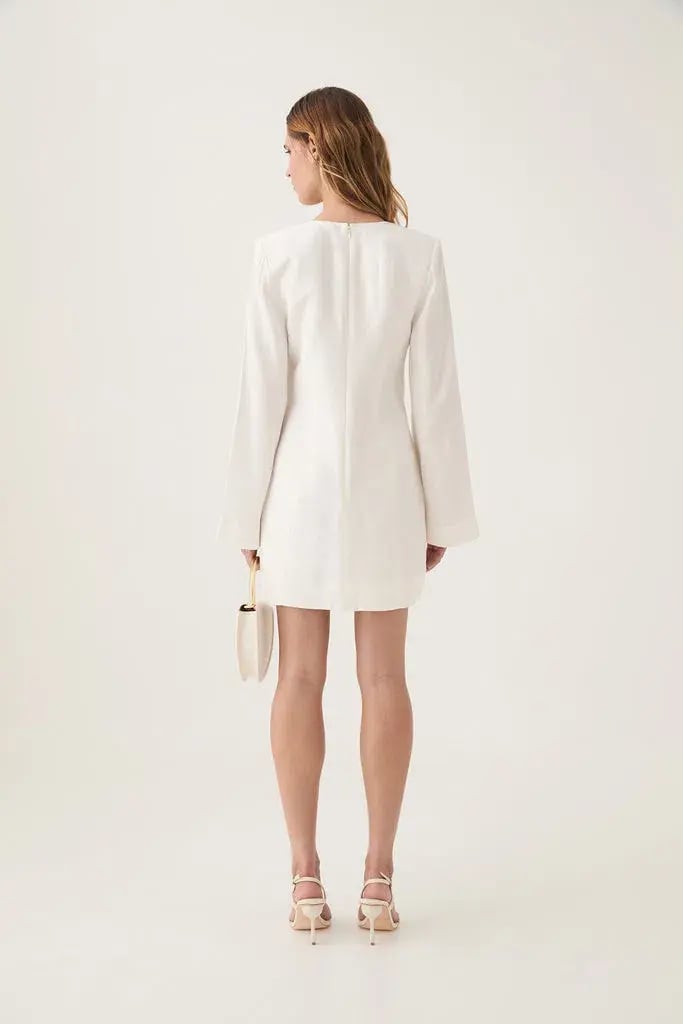 Aje Bettina Pendant Mini Dress White Size 12 photo 3