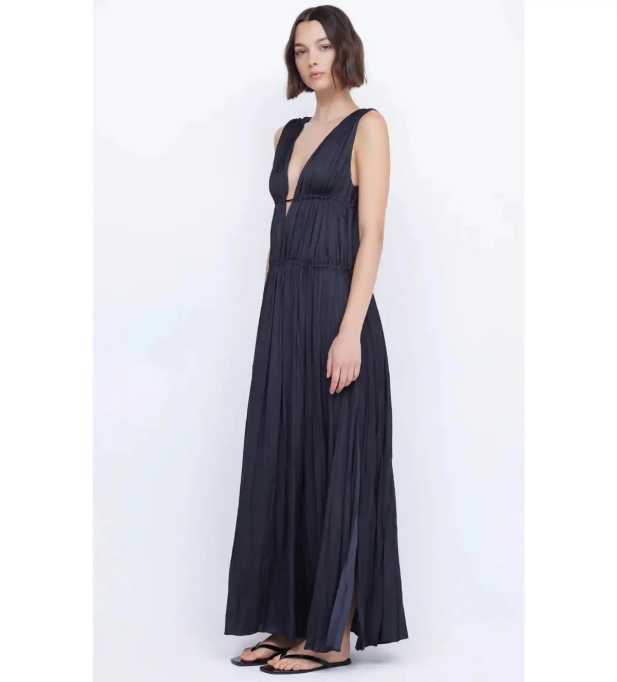 Bec & Bridge Louann Maxi Dress Black Size 12 photo 2