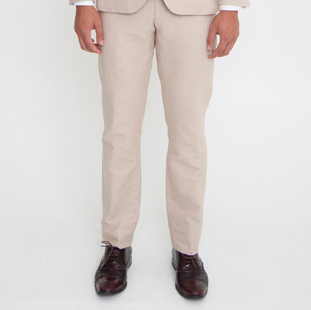 Joe Black Beige Linen Suit Trouser photo 2