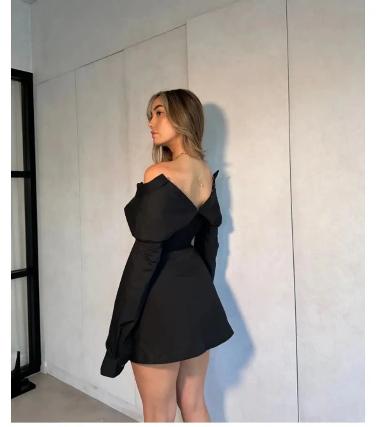 Dion Lee Hook Tube Shirt Mini Dress Black Size S / AU 8 photo 3