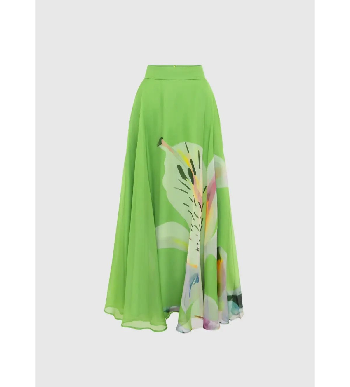 Leo Lin Indie Sleeve Top  Valeria Skirt Set Lily Print in Parakeet Size 8 photo 2