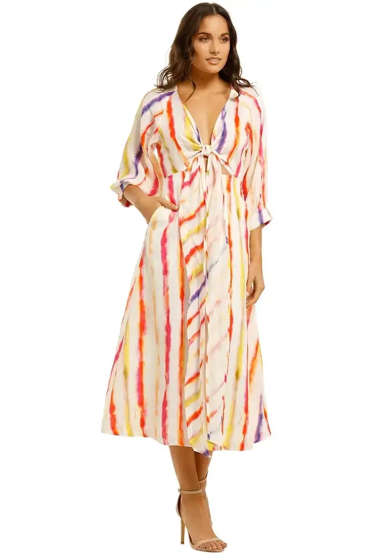 Nicholas Asilah Dress in Brushed Rainbow Size 10 photo 2