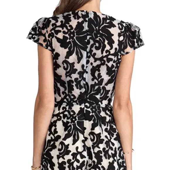 C/MEO Collective Cameo Operator Romper Mini Black Lace Size AU 6 photo 4