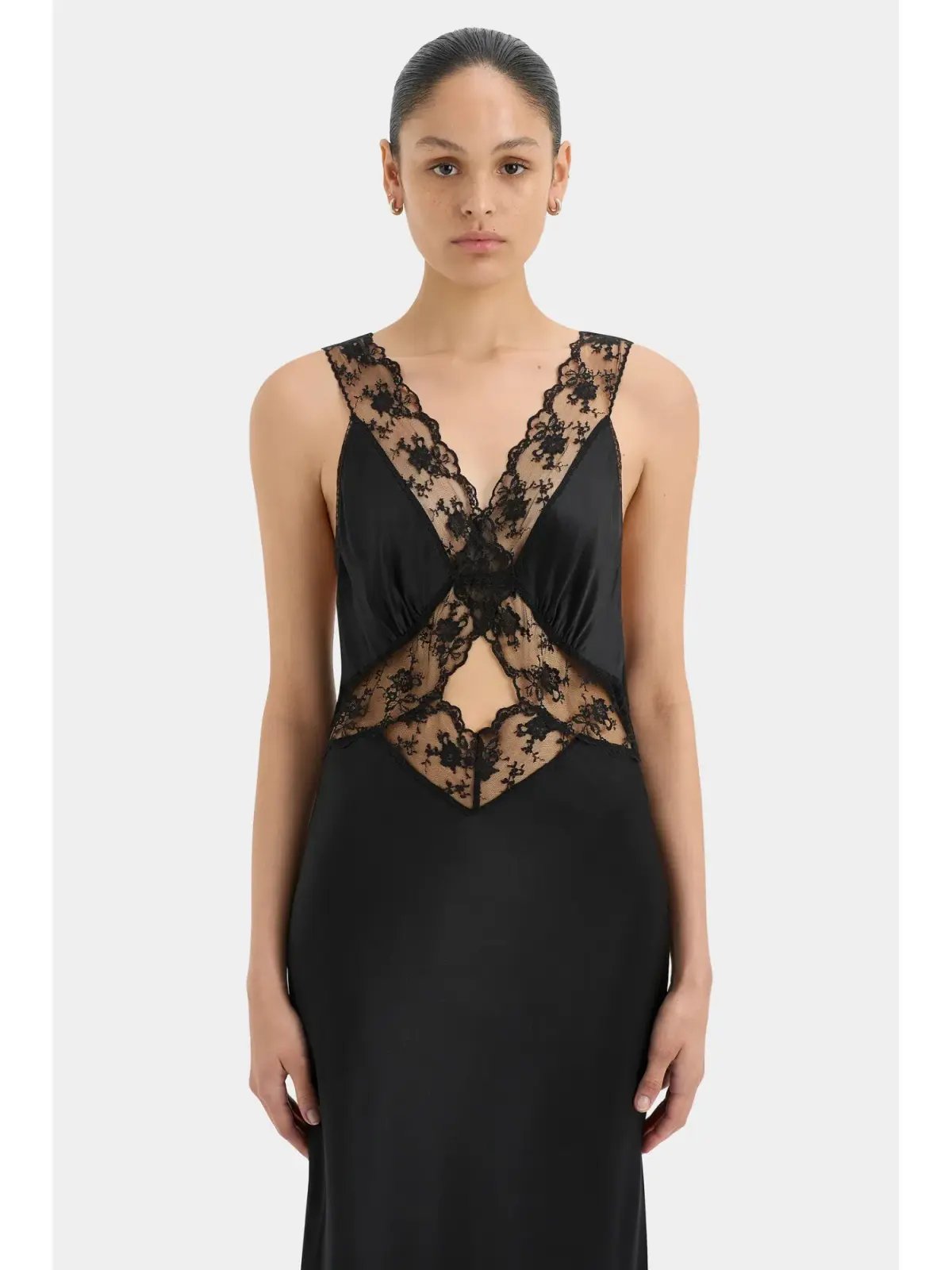 Sir the Label Aries Cut Out Gown in Black Size 1 / AU 8 photo 2