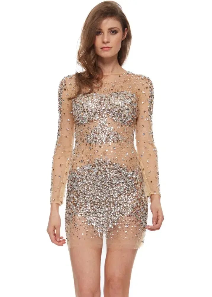 Jovani 7757 Cocktail Dress Embellished Size 2 photo 2