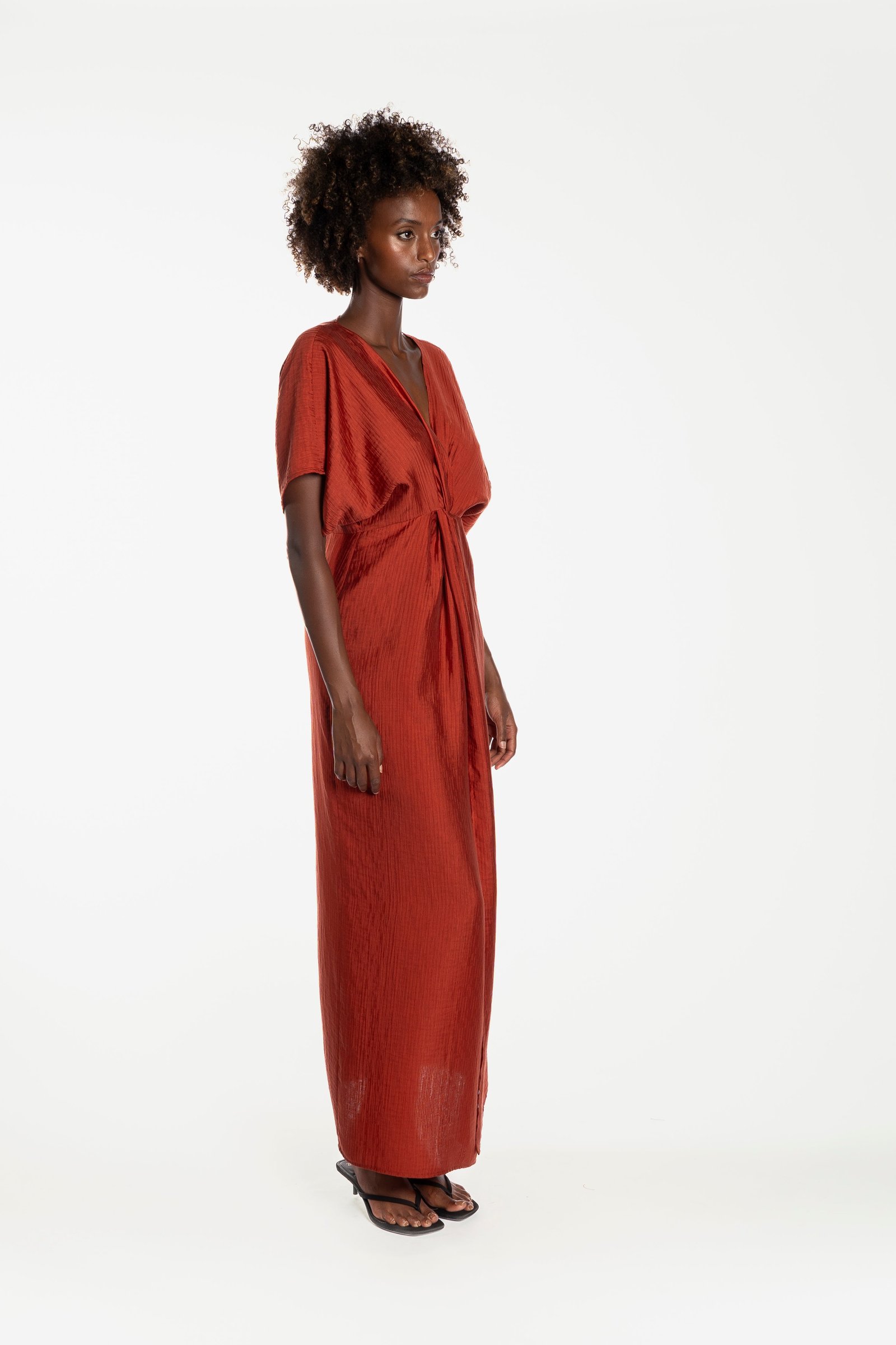 ONE FELL SWOOP PROVENCE MAXI DRESS - AMBER photo 6