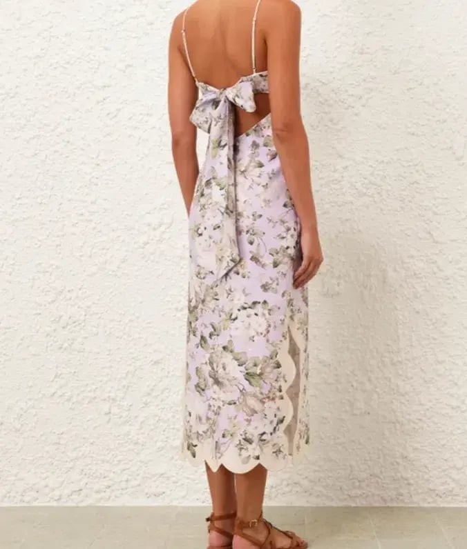 Zimmermann Acacia Scallop Midi Dress OP/AU6 photo 3