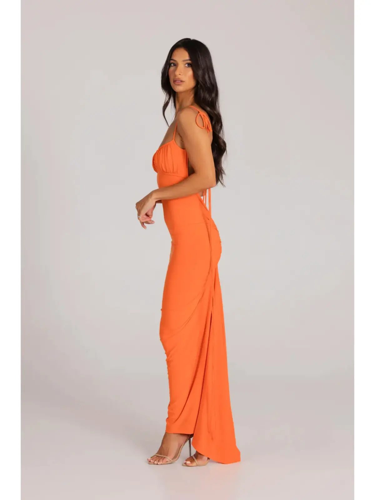 Melani The Label Zahara Dress Orange Size AU 8 photo 2