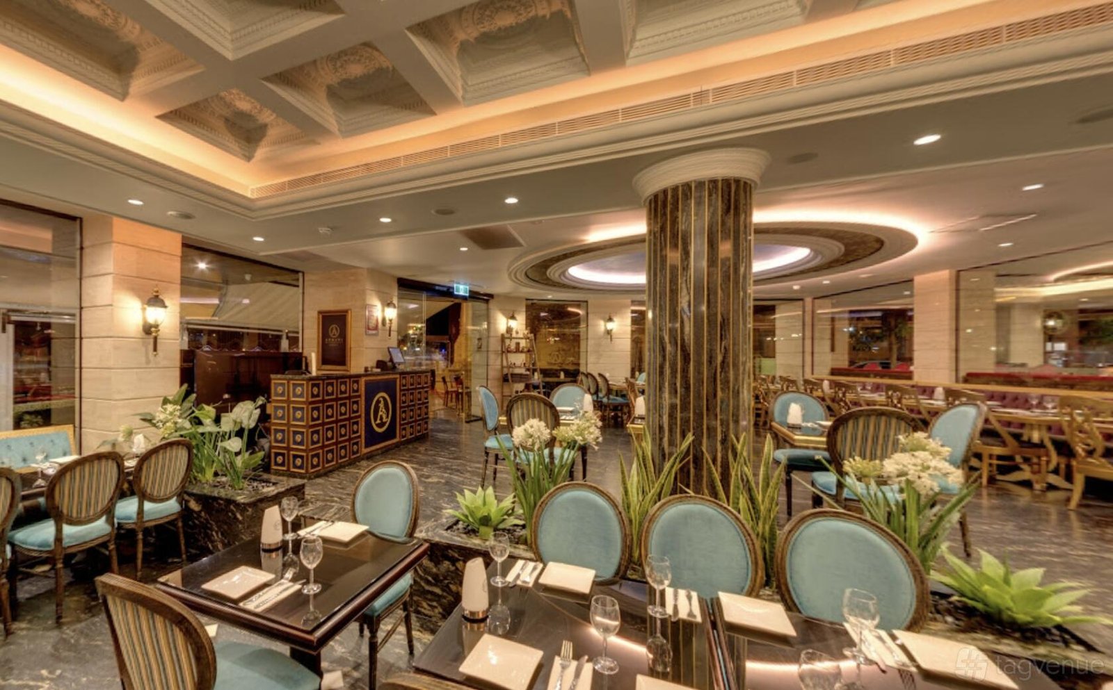 Indoor Dining Room at Armani Restaurant photo 3