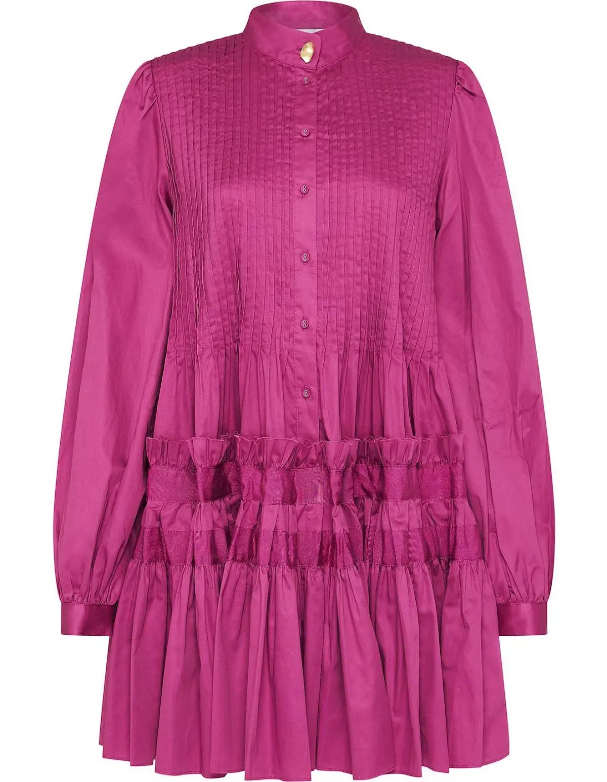 Aje Run Free Smock Mini Dress in Magenta Size AU 8 photo 5