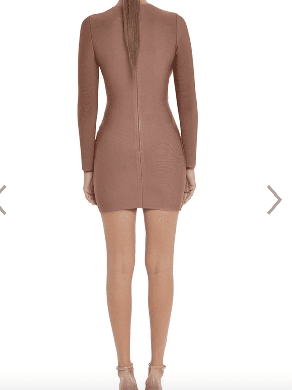 MISHA Drew Bandage Mini Dress Nude Size 6/XS photo 2