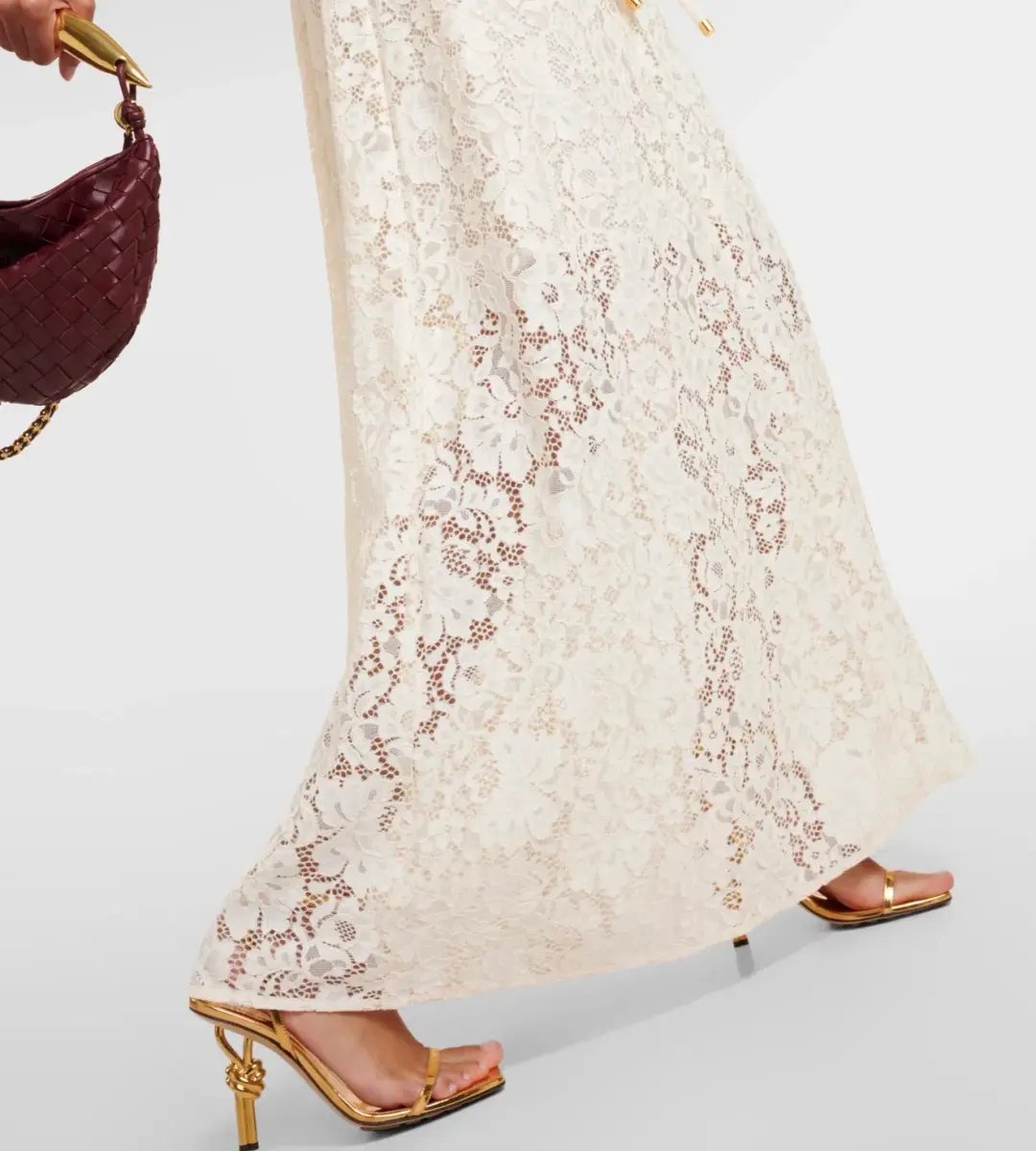 Zimmermann Matchmaker Lace Maxi Dress Cream Size 3/AU 14 photo 4