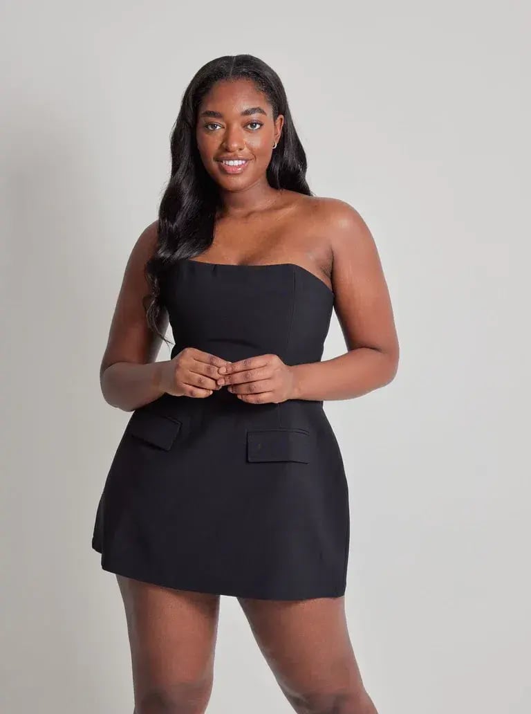 Odd Muse The Ultimate Muse Strapless Dress in Black Size 12 photo 4
