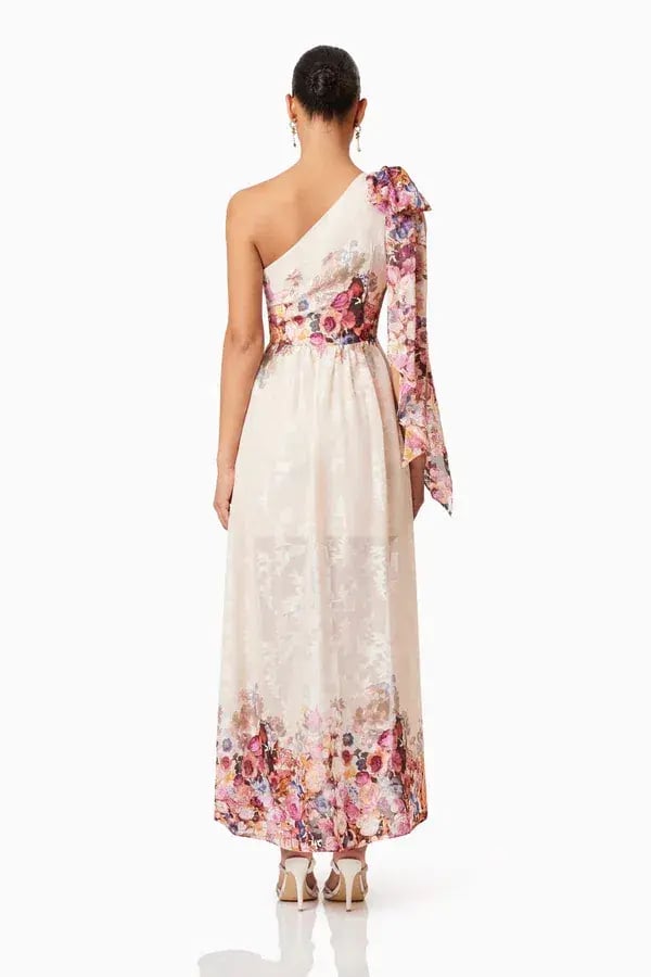 Elliatt Perla Hilo One Shoulder Gown in Floral Size M photo 2