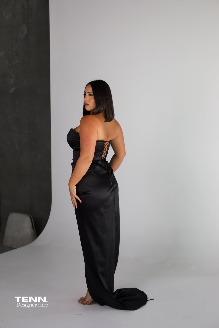 Lia Stublla Amity Gown - Black photo 4
