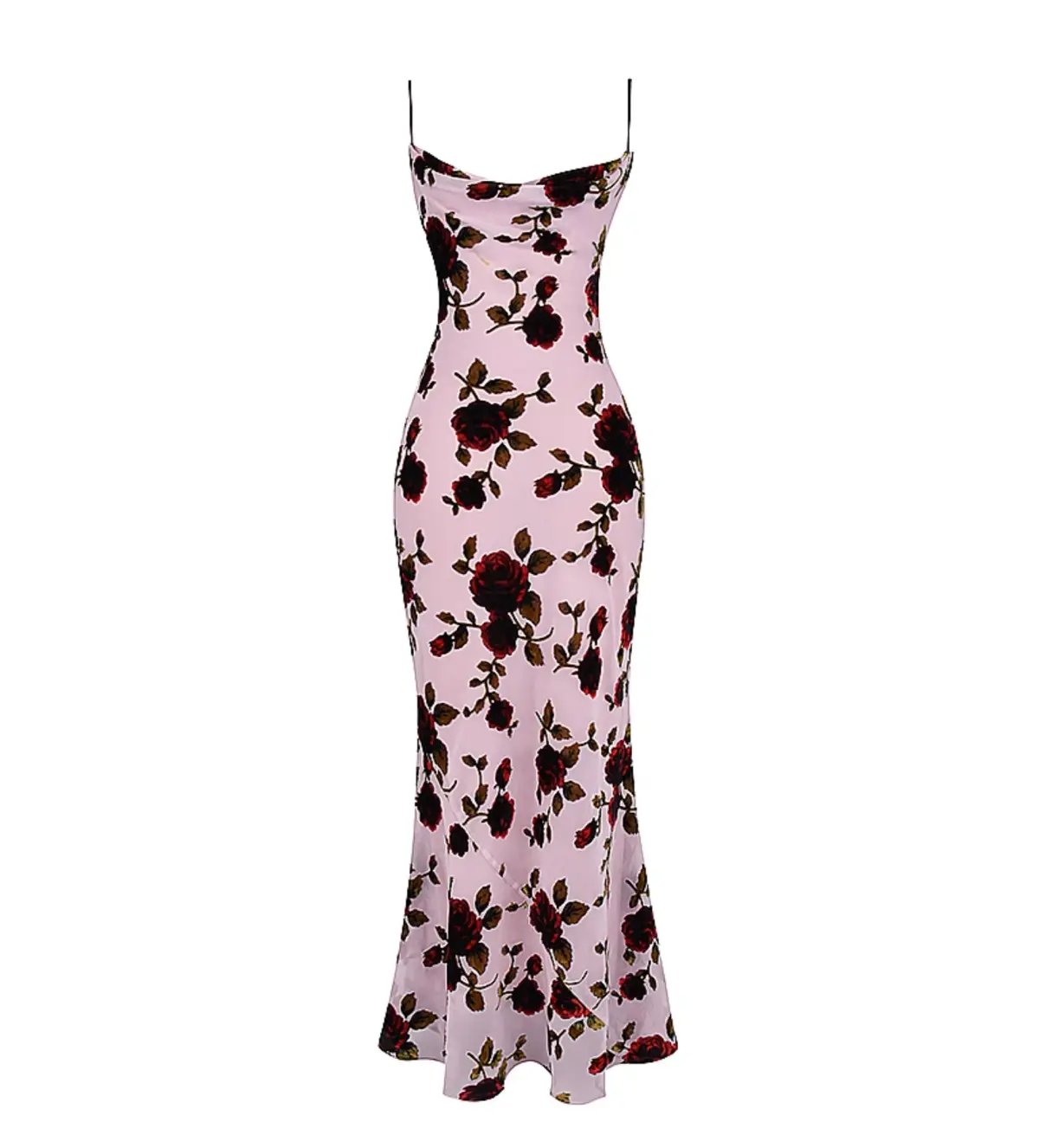 House of CB Serena Maxi Dress Pink Devore Size S/AU 8 photo 5
