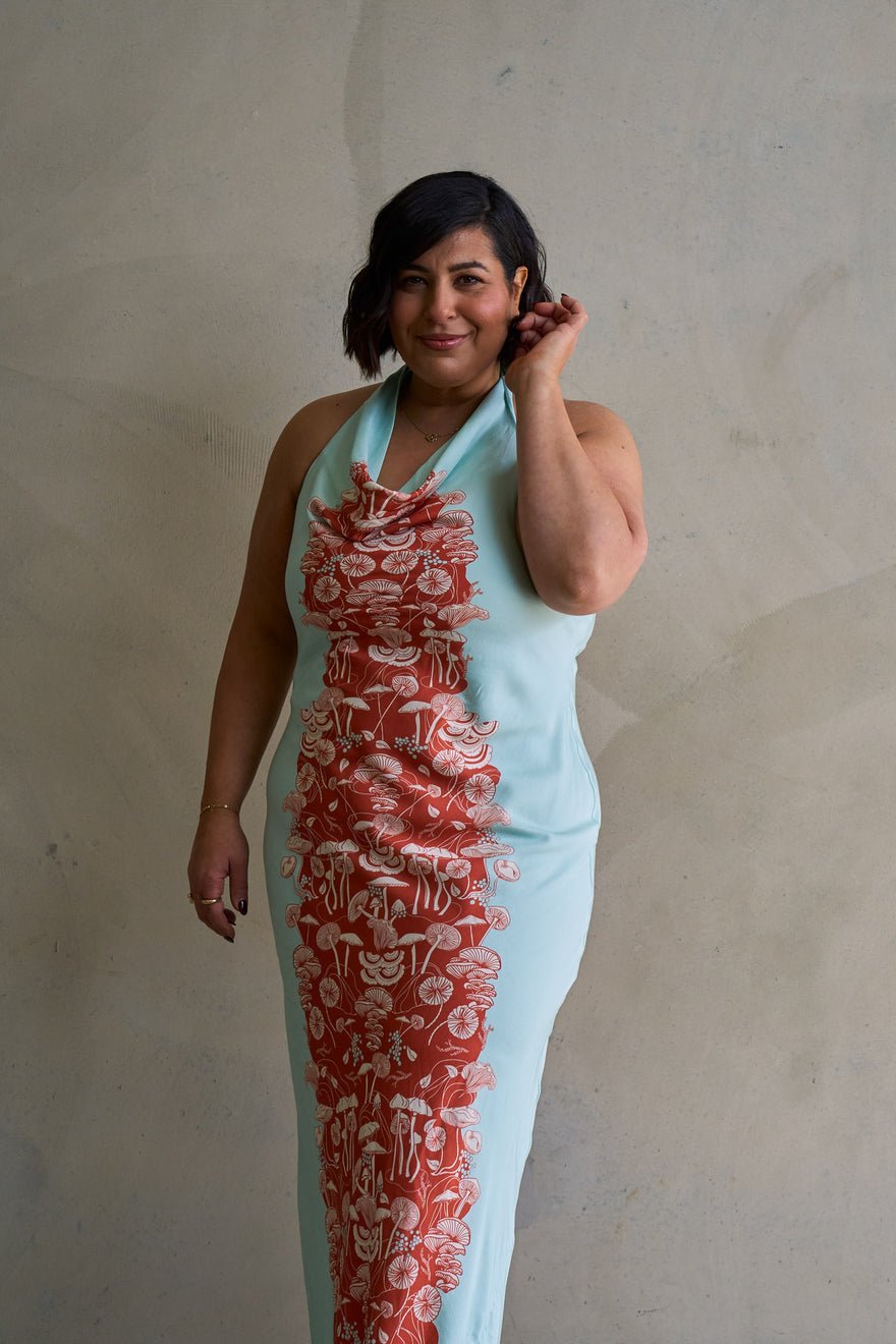 Sunset Lover Grounded Halter Dress photo 4