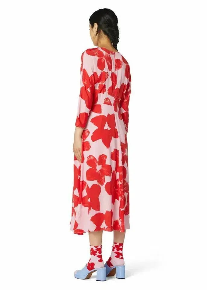 Gorman Poppy Long Dress Floral Size 8 photo 3