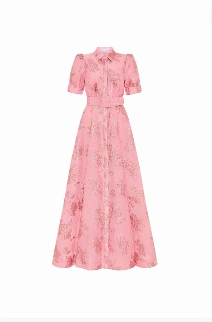 Rebecca Vallance Annette Button Gown; size 14; pink photo 3