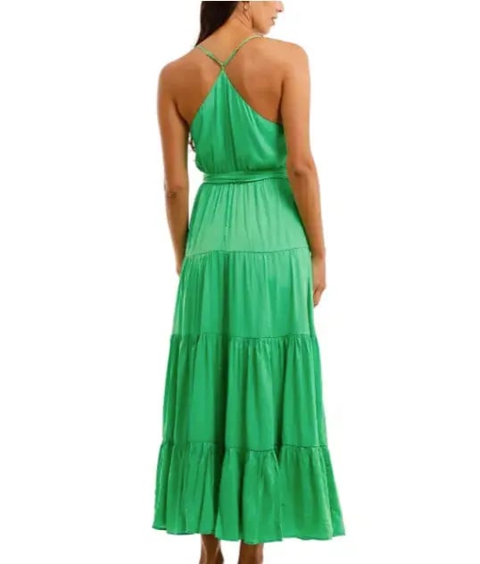 Sheike Mystique Maxi Dress Green Size 6 photo 4