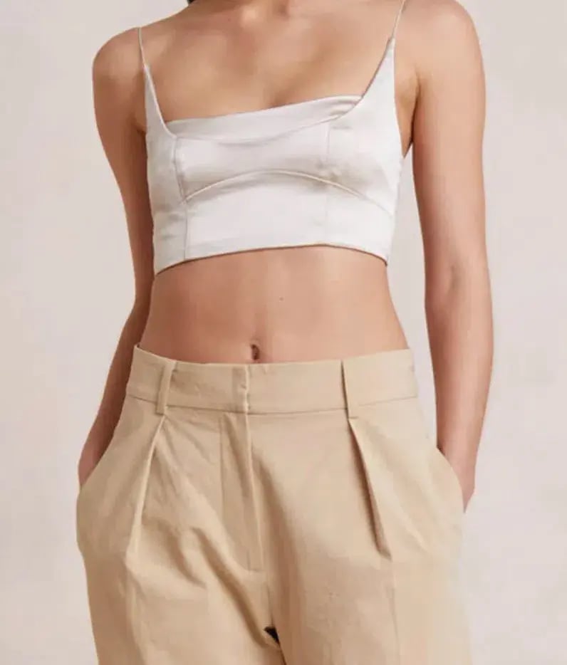Bec & Bridge Heather Top Beige Size 6 photo 2