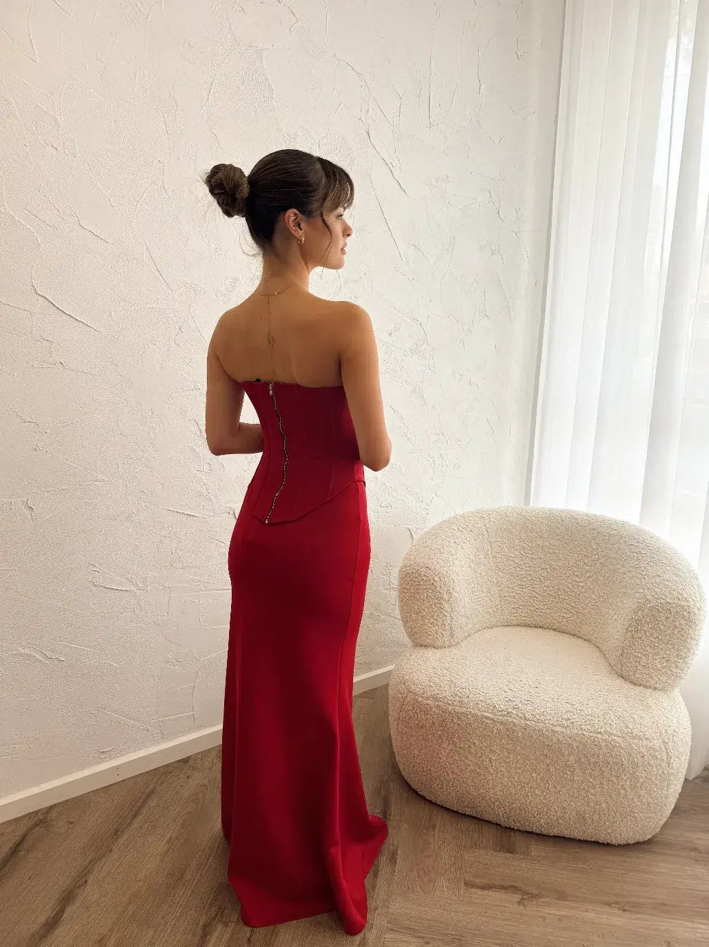 HNTR the Label Louie Maxi Gown Wine Size XS / AU 6 photo 3