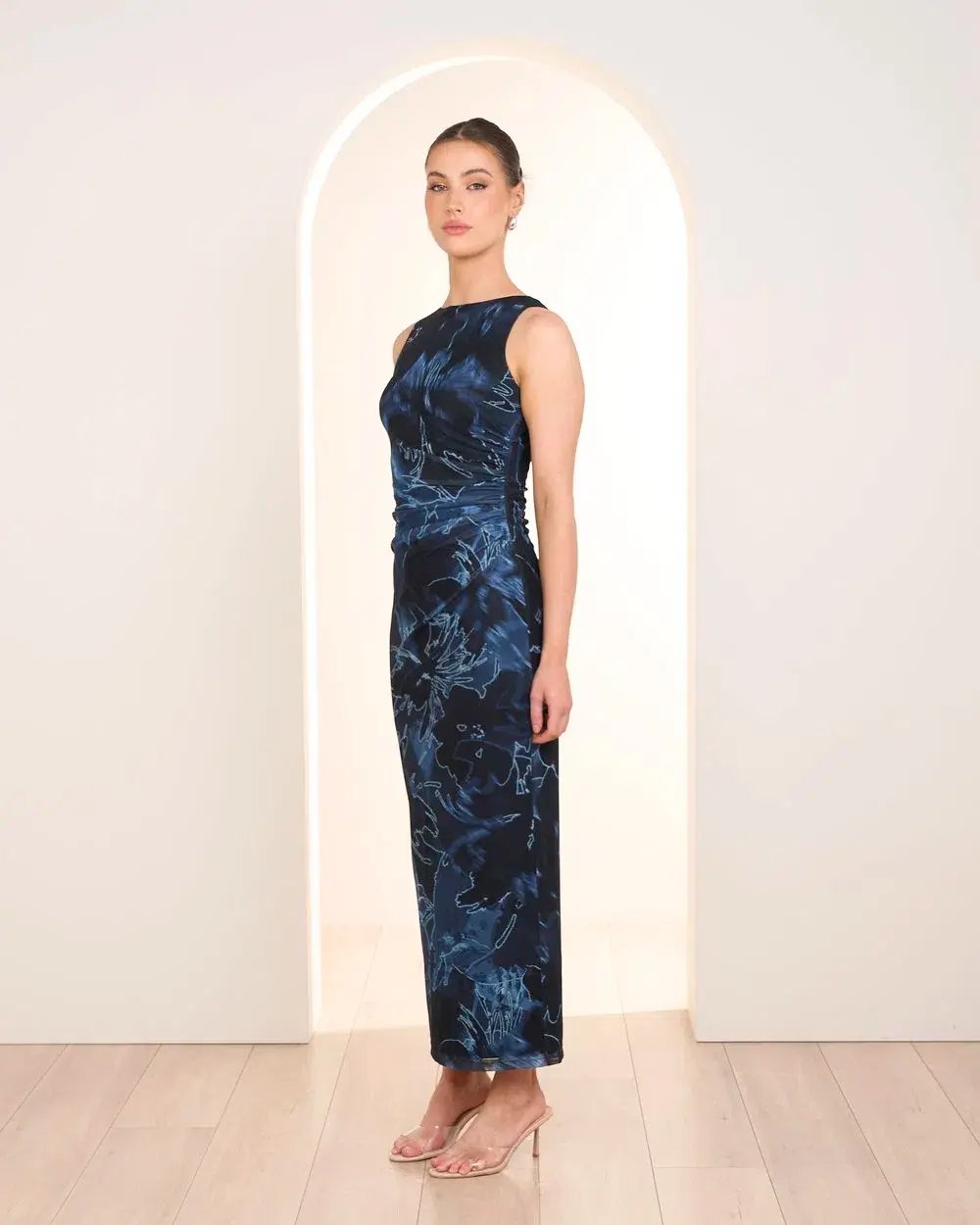 Pilgrim Kiev Mesh Maxi Dress in Multi photo 4