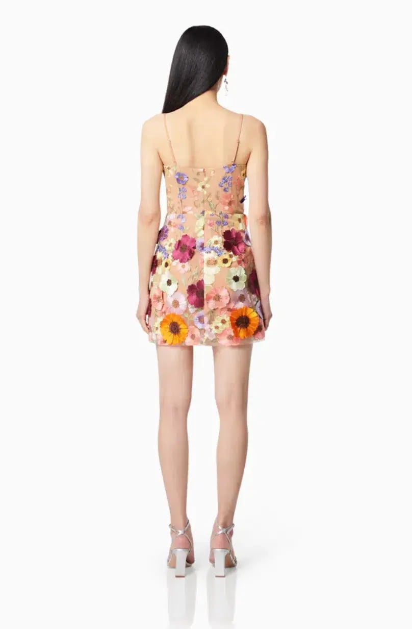 Elliatt Arabella Strapless Mini Dress in Multi Size 8 photo 2