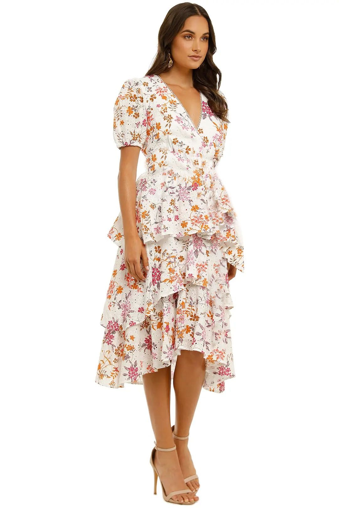 Jasmine Vines Midi Dress - Jasmine Vines Print photo 2