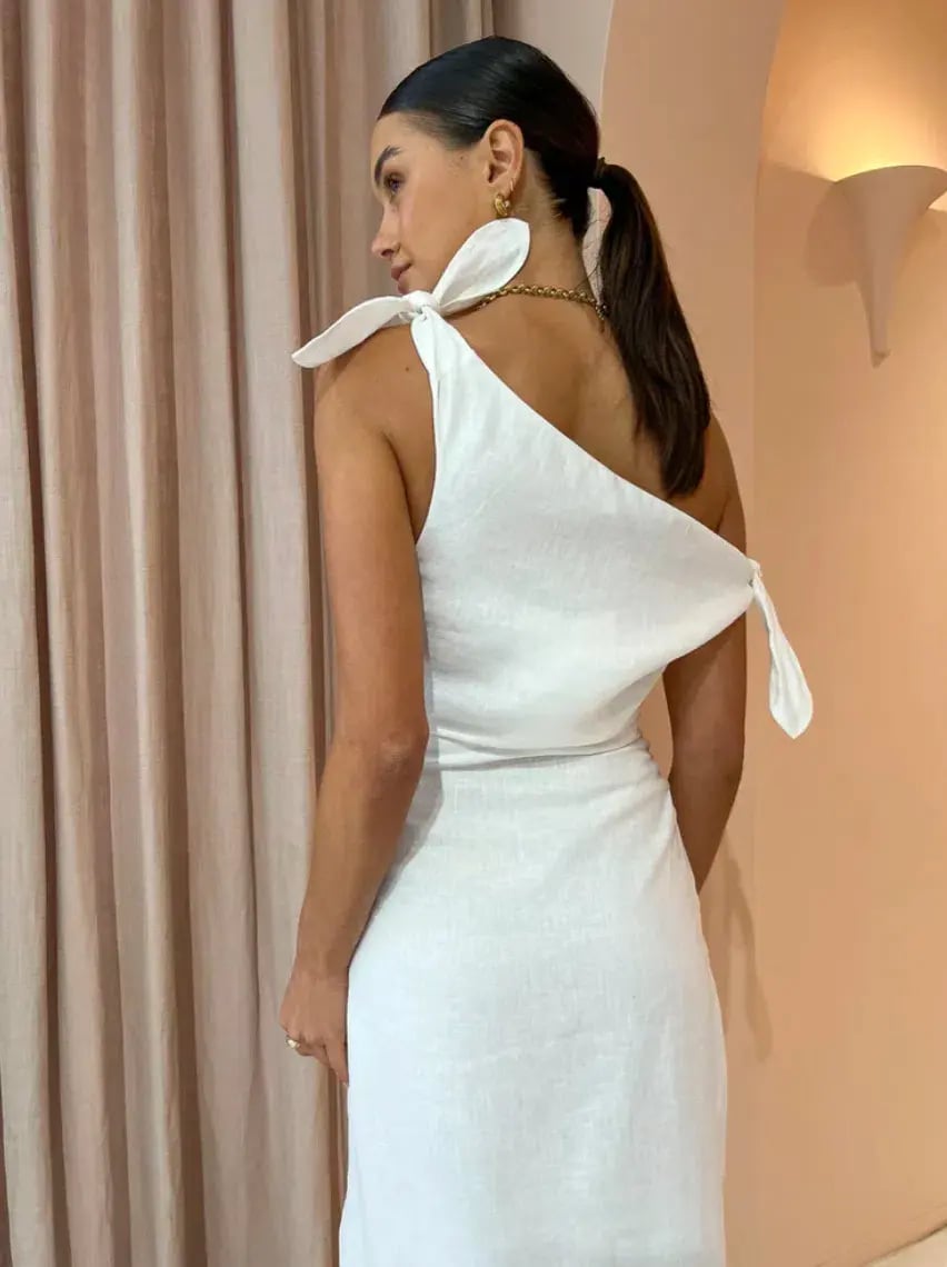 Sir the Label Bettina Off Shoulder Dress Ivory Size 2/10 photo 6