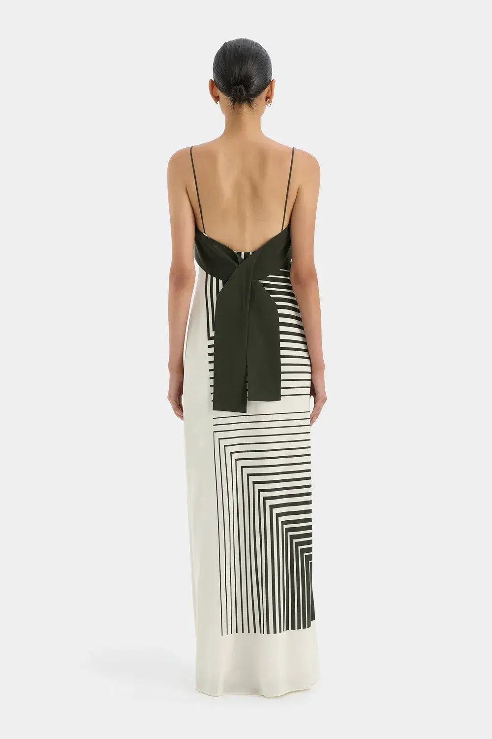 SIR The Label Leilana Slip Maxi Dress Print Size AU 12 photo 2