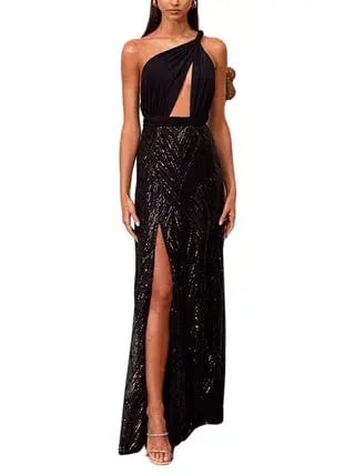 Alamour Maria Dress Black Sequin Size M/ Au 10 photo 6