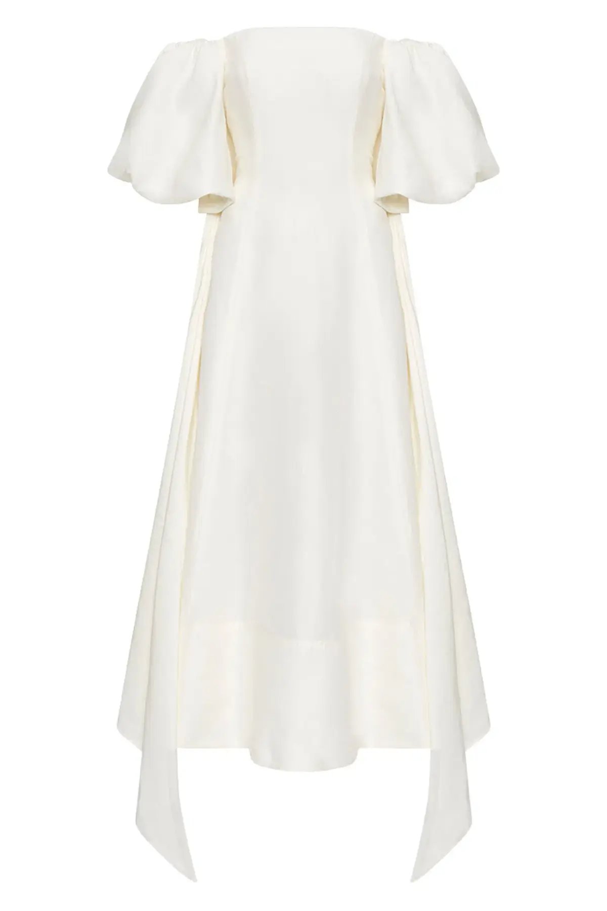 Aje Incarnation Midi Dress Ivory Size 14 photo 5
