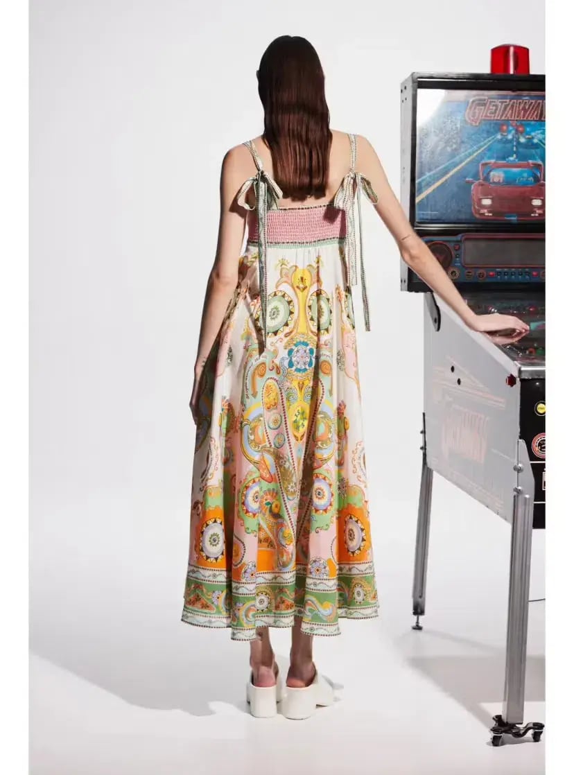Alemais Pinball Sundress Print Size AU 8 photo 3