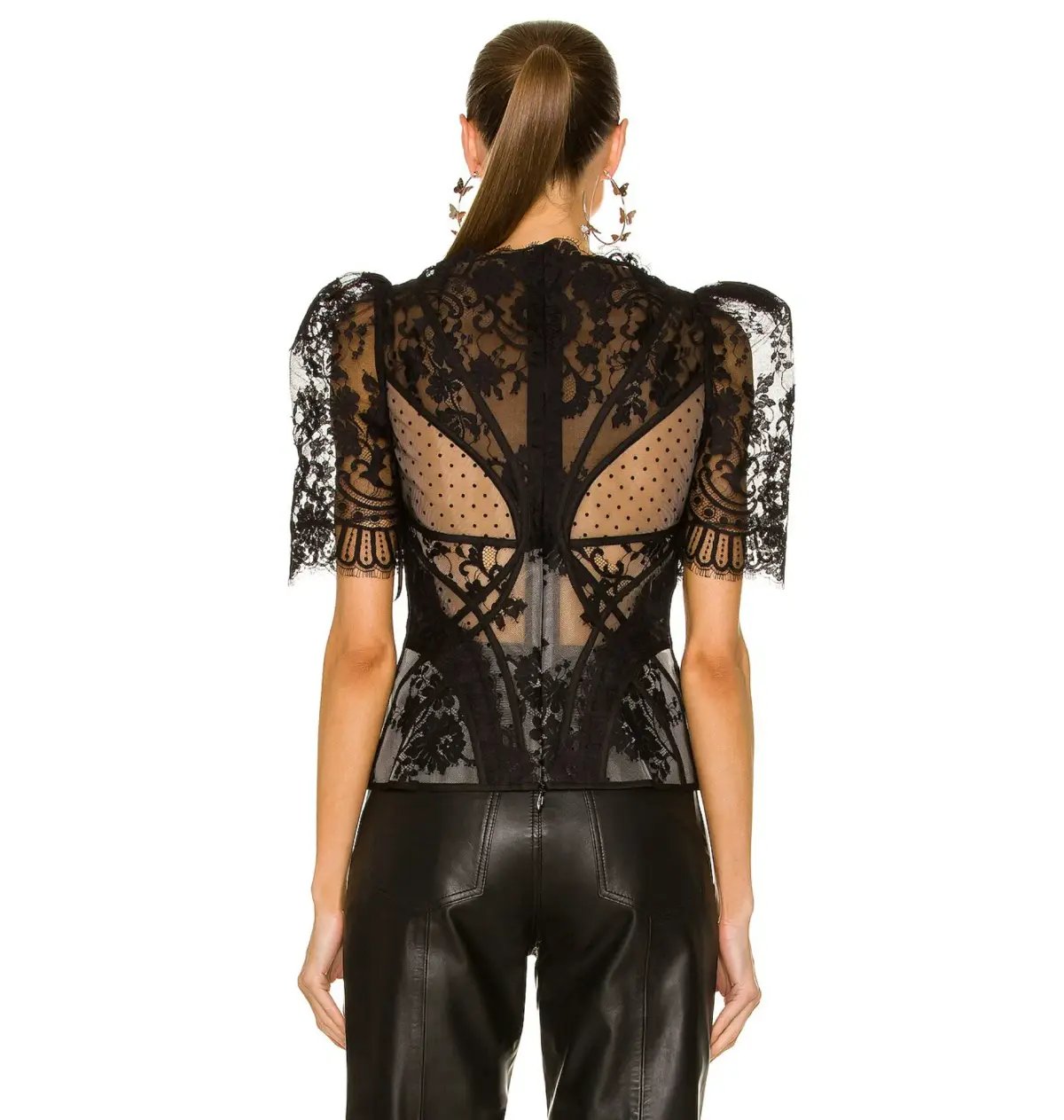 Zimmermann Dancer Lace Bodice Black Size 0 / AU 8 photo 4