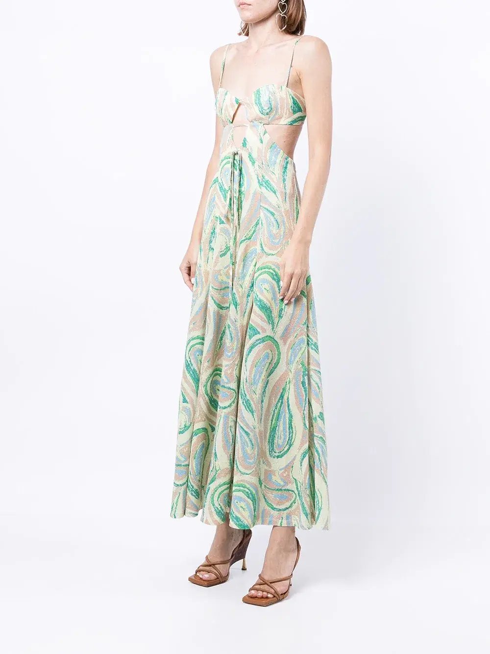 Alice McCall Swan Lake Midi Dress Citrus Size 12 AU photo 2