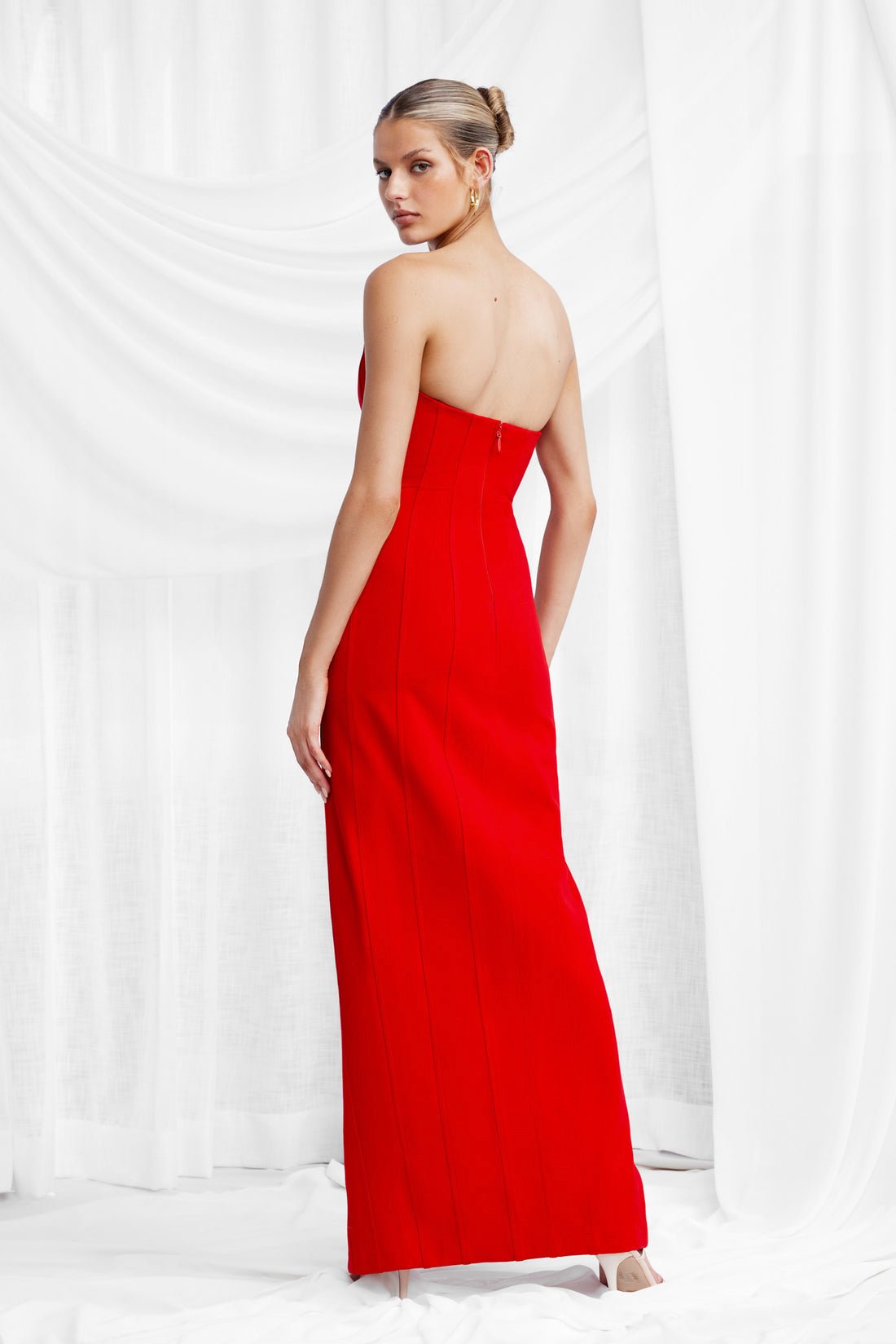LEXI LEYLA DRESS - RED photo 5