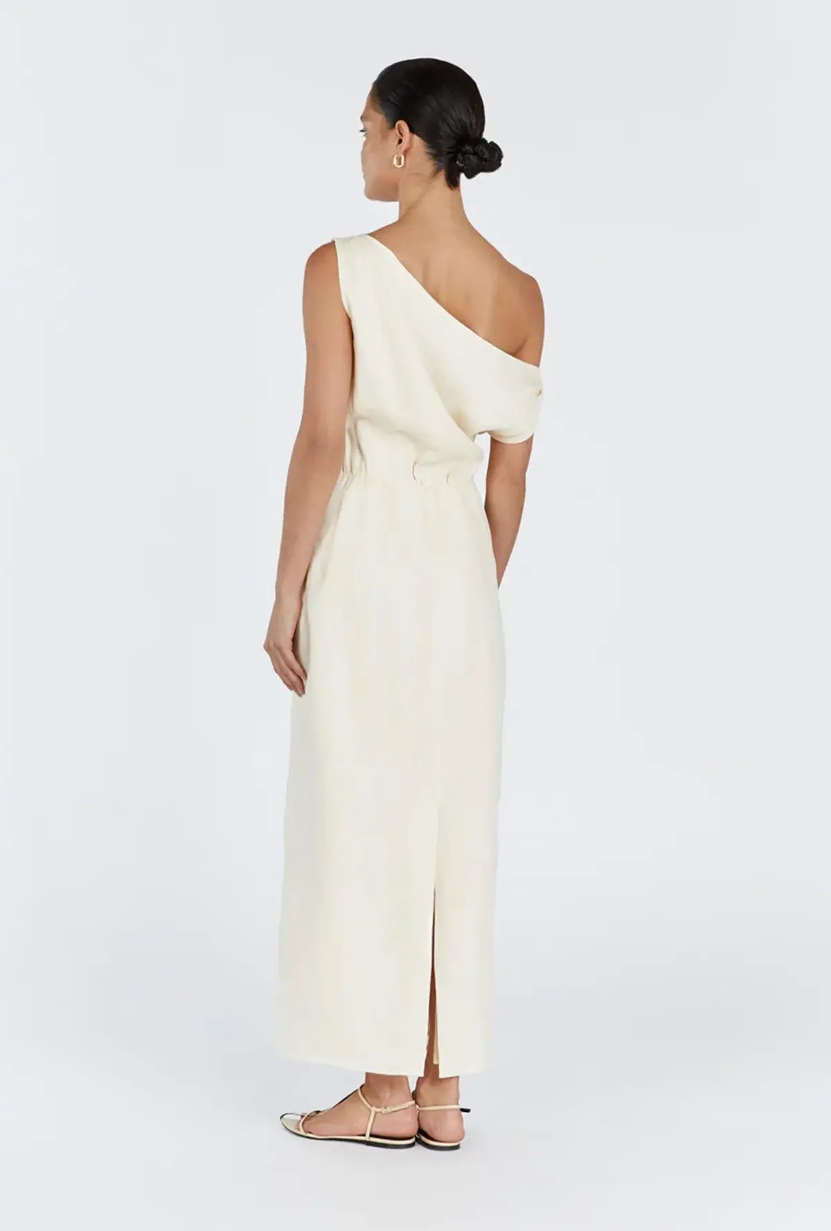 Dissh Cass Buttermilk Linen Midi Dress photo 5