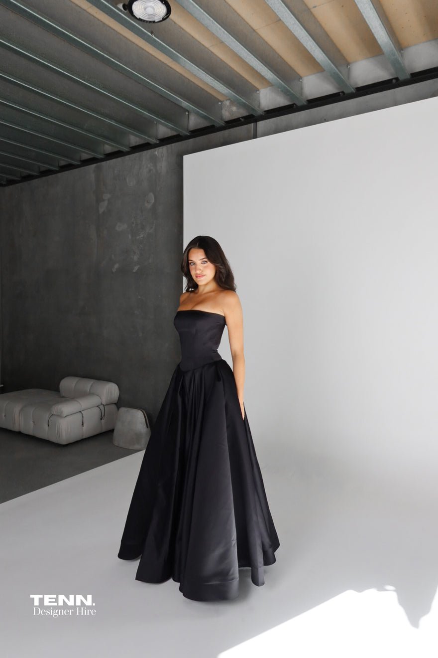 Lia Stublla x TENN Elodie Gown - Black photo 3