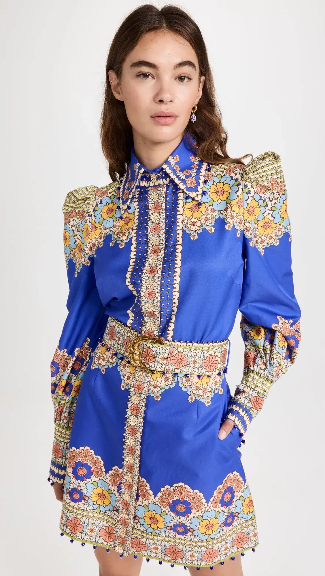 Zimmermann Cosmic Zodiac Body Shirt and Sagittarius Mini Skirt Set Sagittarius Zodiac Print Size 1 / Au 10 photo 3