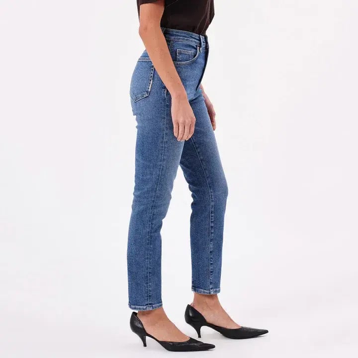 Neuw Denim Lola Mom Iris Jeans Indigo Size 8/S photo 3